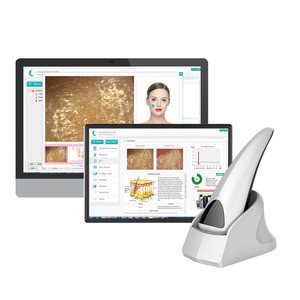 Sistema de Observación de la Piel con Aumento de 520 Veces, Análisis de 5 Millones de Píxeles, Máquina para Detectar Fibra de Colágeno Facial, Poros y Humedad - Product Image 1