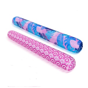 PVC Inflatable Swimming Pool Noodle 140*15 CM 2 Pack with Soft Fabric Covered and Storage <b>Bag</b> for Pool Party Beach <b>Fun</b> - Product Image 1