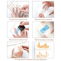 Différents modèles DIY Crafting Pattern Creative Expressions Clear Stamp Acrylique Silicone Clear Stamp Block