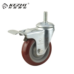 Garantie de qualité à Tige Filetée roulette De Frein de roue de frein pour chariots - Product Image 1