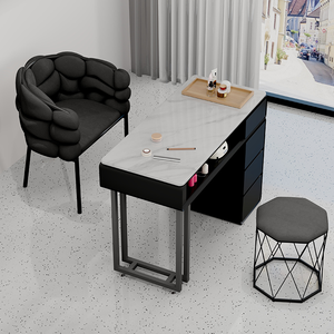 Ensemble de chaises de table de <span class=keywords><strong>manucure</strong></span> modernes, élégantes et nordiques Offre Spéciale le salon des ateliers d'ongles. - Product Image 3