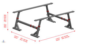 Novo Ford alumínio Telhado Rack Cruz membros - Product Image 5