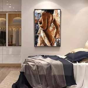 Art populaire de <span class=keywords><strong>femmes</strong></span> noires <span class=keywords><strong>nues</strong></span> peinture à l'huile peintures décoratives conception personnalisée <span class=keywords><strong>femmes</strong></span> <span class=keywords><strong>nues</strong></span> mur art photos - Product Image 3