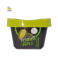 Fabricant de gobelets en PP avec logo personnalisé écologique pour fromage, yaourt, parfait avec couvercles 150 ml 5 oz tasse de yaourt grec