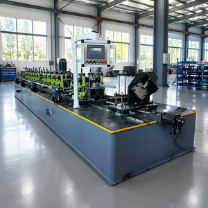 Machine de formage de profilés en acier léger CU entièrement automatique, Équipement de formage de profilés en U et de rails CU CNC PLC, Approvisionnement <span class=keywords><strong>direct</strong></span> usine - Product Image 1