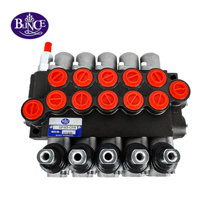 Commandes de joystick hydrauliques 4P80 6P80 7P80 21GPM 80LPM pour contrôle directionnel hydraulique à 5, 6 ou 7 bobines - Product Image 1