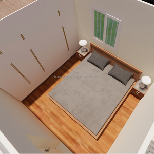 Apartemen Kontainer Baja Bongkar Pasang Boxspace 8x6m 2 Kamar Tidur 1 Kamar Mandi Rumah Prefab Mewah Industrial untuk Disewakan Guatemala - Product Image 4