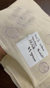 Exportación Grado 40x60/68x68 Tela de algodón Greige 46 pulgadas Tejido peinado Tejido teñido liso para camisas al aire libre Fabricación de prendas - Product Image 3