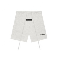 Short de jogging d'été pour hommes, short de survêtement de plage décontracté de haute qualité, short de course à cordon de serrage, couleur unie, vente en gros sur mesure