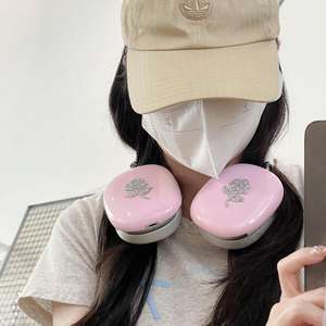 Vente en gros d'étui de protection anti-rayures en silicone couleur pure rose brillante pour écouteurs <span class=keywords><strong>Apple</strong></span> Airpod <span class=keywords><strong>Max</strong></span> - Product Image 4