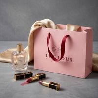 Sacs shopping en papier avec logo imprimé numériquement, taille personnalisée, petits sacs cadeaux pour emballage d'exposition