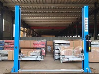 Atelier 5000kg bras unique déverrouillage manuel 2 poteaux de levage hydraulique 2 poteaux de levage de voiture CE prouvé