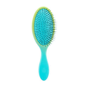 Brosse à <span class=keywords><strong>cheveux</strong></span> en nylon dégradée en plastique pour le massage du cuir chevelu avec logo personnalisé - Product Image 2