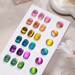 AILANUO - Serie de Esmaltes de Uñas en Gel con Efecto Ojo de Gato, 6 Colores LED, 15 ml, Sin TPO, Sin Hema, OEM, ODM, Gel Neón - Product Image 1