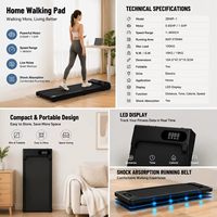 Caminadora Portátil Ultrafina de 10.5cm para Debajo del Escritorio, Diseño Moderno 2026, para Oficina en Casa, Entrenamiento Silencioso, ZBWP-1 OEM
