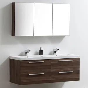 Chinese imports wholesale used bathroom double sink 60 inch vanity cabinets for villa bathroom