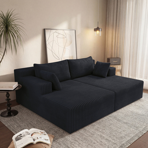 Divano Letto Salvaspazio a Due Posti, Moderno, Grigio, per Appartamenti, Alta Qualità, Confortevole - Product Image 1