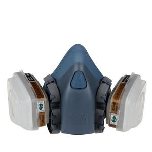 7502 Masque demi-visage Peinture par pulvérisation et meulage Masque anti-éclaboussures pour pesticides chimiques Masque au <span class=keywords><strong>charbon</strong></span> <span class=keywords><strong>actif</strong></span> anti-toxicité - Product Image 3