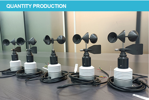 Station météo Modbus RS485 tout-en-1 Capteur de température et d'humidité industriel personnalisé avec direction de la vitesse du vent Design compact - Product Image 6