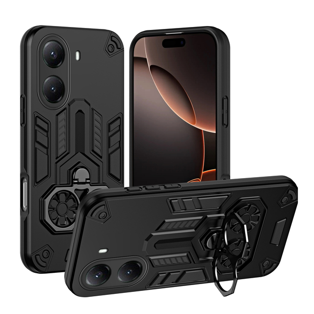 Rotation Finger Ring Case for Xiaomi Redmi Note 15 14 Pro POCO X7 F7 M7 A5 A4 Kickstand Shockproof Cover