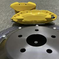 Kit d'étriers de frein avant 6 pistons et arrière 4 pistons sur mesure avec disques de frein pour systèmes de freinage de tuning BMW E46 34116758113