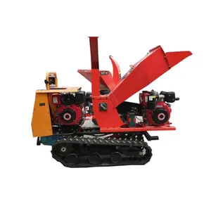 Wholesale High Efficiency automatic wood chipper blade auto feed wood chipper shredder machine from China