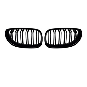 Bmw 5 Series E60 E61 Front Bumper Grille Black ABS Plastic Horizontal Bar For 2004-2010 Retrofit Upgrade - Product Image 5