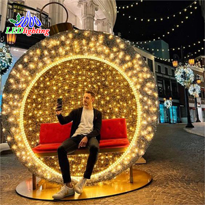 Décoration de chaise à motif LED de Noël en extérieur, IP65, Nouvel An et Halloween, décoration de la maison et de mariage - Product Image 1
