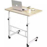 Table élévatrice mobile pour ordinateur portable, lit de bureau pliable pour la maison