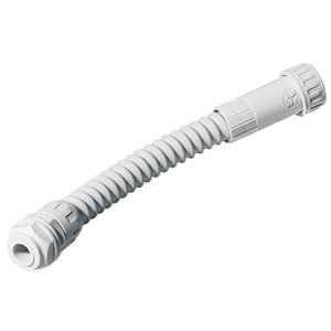 Raccordo Flessibile Curvo in PVC per Tubi Rigidi IP65 da 25mm, Connettore Elettrico Made in Italy - Product Image 1