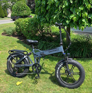 <span class=keywords><strong>SAMEBIKE</strong></span>-Bicicleta de Montaña eléctrica, bici plegable <span class=keywords><strong>XWLX09</strong></span>, 750W, 48V, 10A, 20 pulgadas, 7 velocidades, suspensión completa, neumático ancho - Product Image 2