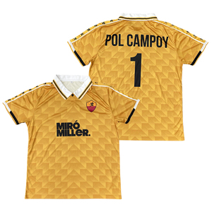 Maglia da calcio maglia da calcio di alta qualità Patchwork Design Vintage sublimazione maglia da calcio da uomo - Product Image 6