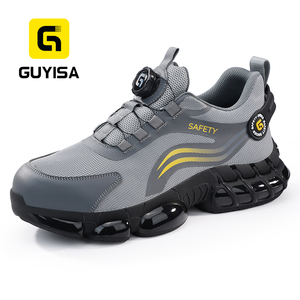 GUYISA <span class=keywords><strong>Scarpe</strong></span> <span class=keywords><strong>Antinfortunistiche</strong></span> Leggere con Punta in Acciaio a Norma Europea e Funzione Antiscivolo a Prezzo di Fabbrica per il Lavoro - Product Image 1