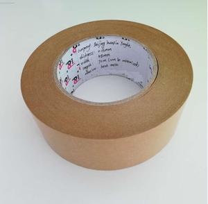Nueva e innovadora cinta de papel Kraft engomada, resistente al agua, autoadhesiva, caja de papel Kraft, cinta de embalaje, oferta de impresión de un solo lado - Product Image 3