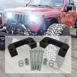 طقم تسوية أمامي ET+ بارتفاع 1 بوصة من الألومنيوم المؤكسد الصلب ALK-201-C متوافق مع موديلات سيلفرادو وسييرا 1500 من 2007 إلى 2019 - Product Image 1