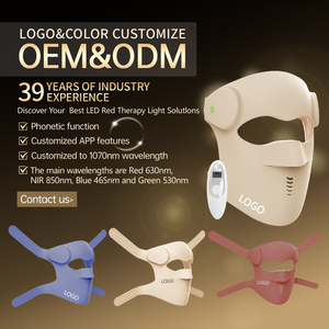 Pelangi grosir 415 nm 633nm 830nm merah Hihg cakupan silikon 7 lampu Led masker logo kustom lampu Led masker terapi - Product Image 6