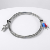 Sonde de température industrielle en acier inoxydable haute précision, capteur de température E K J T Pt100, thermocouple de surface 1 ℃   25 mm