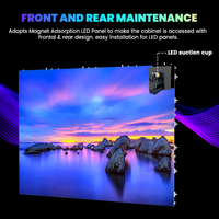 Pantalla LED de Alquiler para Interiores/Exteriores, Módulo de Pantalla P3.91 P2.976 P2.604, Panel con Carcasa de Aluminio Fundido a Presión, 500*500mm 500*1000mm