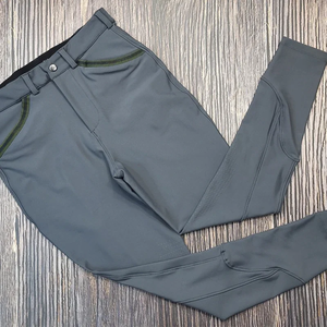 Leggings équestres personnalisés pour enfants pantalons d'équitation en silicone pour garçons culottes anti-boulochage printemps été Jodhpurs - Product Image 4