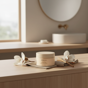 AROMATICA 200g Crème pour le corps Huile fondante Magnolia et bois de santal Produit de haute qualité - Product Image 3