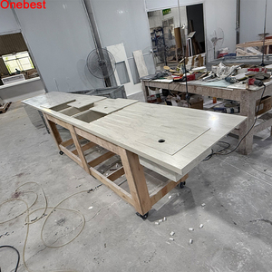 Colore <span class=keywords><strong>su</strong></span> <span class=keywords><strong>misura</strong></span> 12mm Corian solido <span class=keywords><strong>bancone</strong></span> da cucina da <span class=keywords><strong>bancone</strong></span> con lavelli e tappi di vanità - Product Image 2