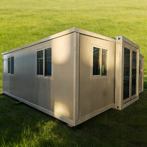 Maison conteneur préfabriquée personnalisée extensible, deux chambres, <span class=keywords><strong>prix</strong></span> préfabriqué, maison pliable, maison modulaire - Product Image 1