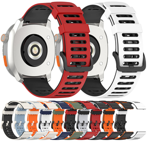 Bracelet de montre Upro à dégagement rapide 22 mm bicolore pour montre connectée Galaxy/<span class=keywords><strong>Huawei</strong></span>/<span class=keywords><strong>Fitbit</strong></span>/Garmin, bracelet de remplacement - Product Image 1