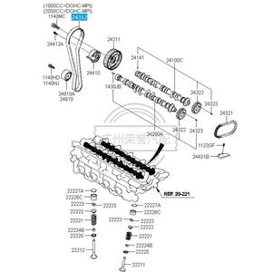 24312-230022431223002 Cinturón de alta calidad al por mayor 24312-23002 para autopartes coreanas - Product Image 1
