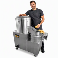 Machine à éplucher les pommes de terre, les carottes et le taro, électrique, industrielle, pour restaurant, petite machine à éplucher les pommes de terre pour usage commercial