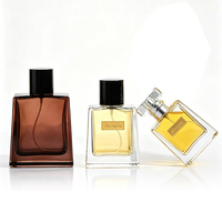Botella de Perfume de Vidrio Blanco Cristalino de 30ml 50ml 100ml para Recarga de Fragancias de Alta Gama con Logotipo Personalizado