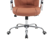 Dernière conception de chaise élévatrice ergonomique professionnelle de luxe chaise de bureau de patron en cuir confortable avec accoudoir