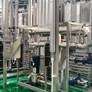 Máquina de processamento condensada de linha de produção de leite, equipamento de leite condensado, controle automático