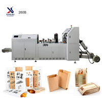 Machine de fabrication de sacs en papier à fond en V entièrement automatique et à grande vitesse JD260B pour boulangerie, pain, sandwichs et pâtisseries, avec système de pliage précis de qualité alimentaire