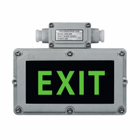 Lampe de signalisation de sortie de sécurité LED ignifuge IP66 pour station-service, raffinerie de pétrole et de gaz, usine chimique, zone dangereuse